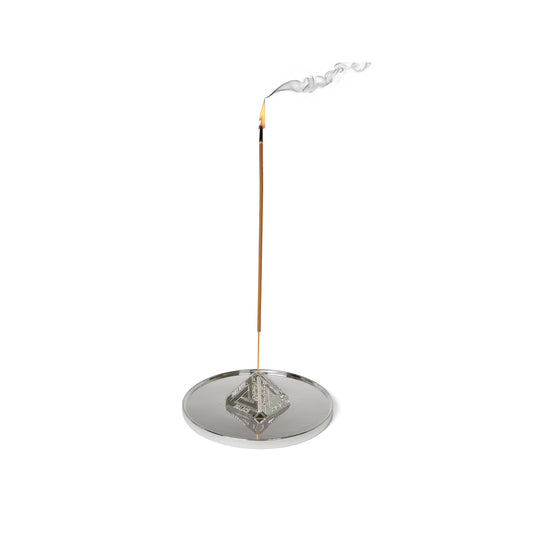 Tri-Ferg Incense Holder Silver