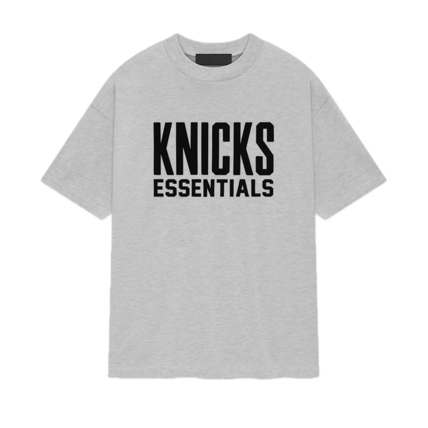 Fear of God Essentials x NBA Knicks Tee Light Heather Grey
