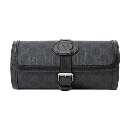 Gucci GG Canvas Watch Case Bag Black