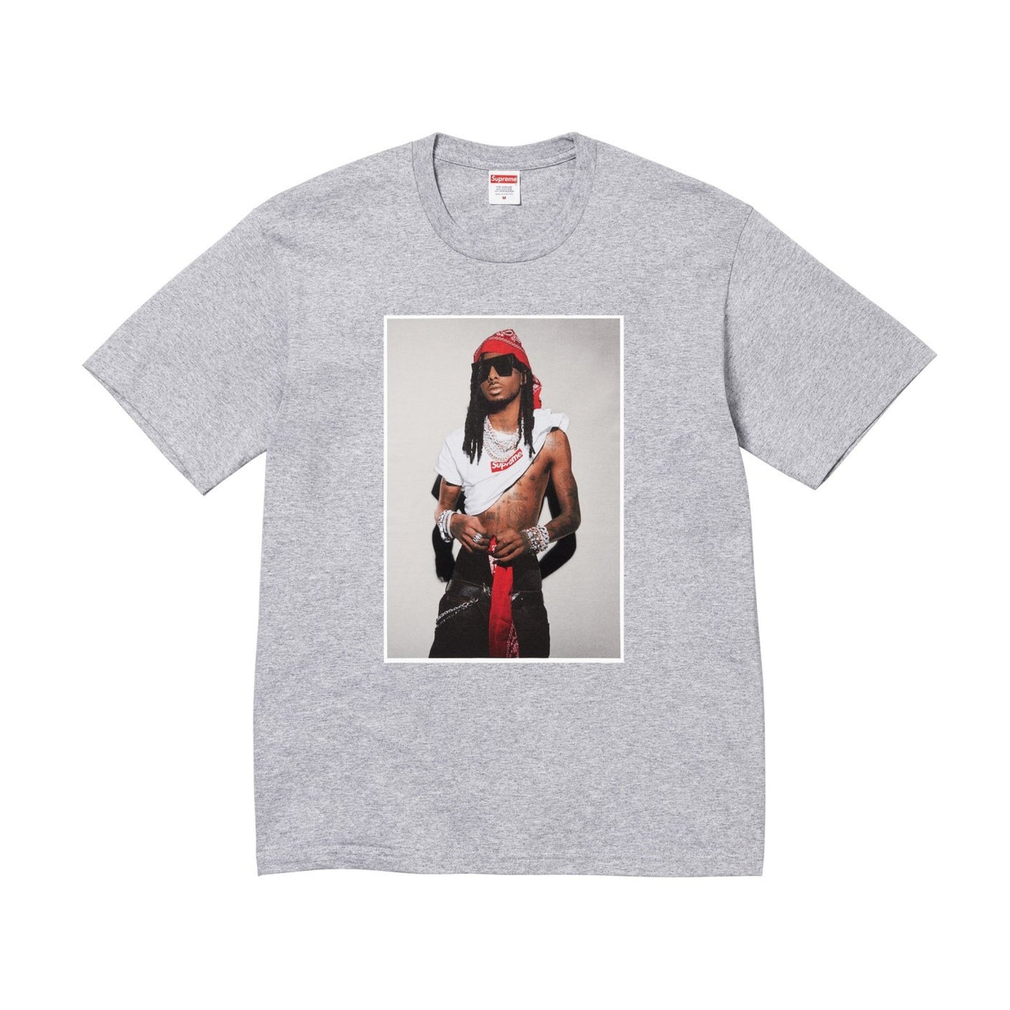 Supreme Playboi Carti Tee Grey