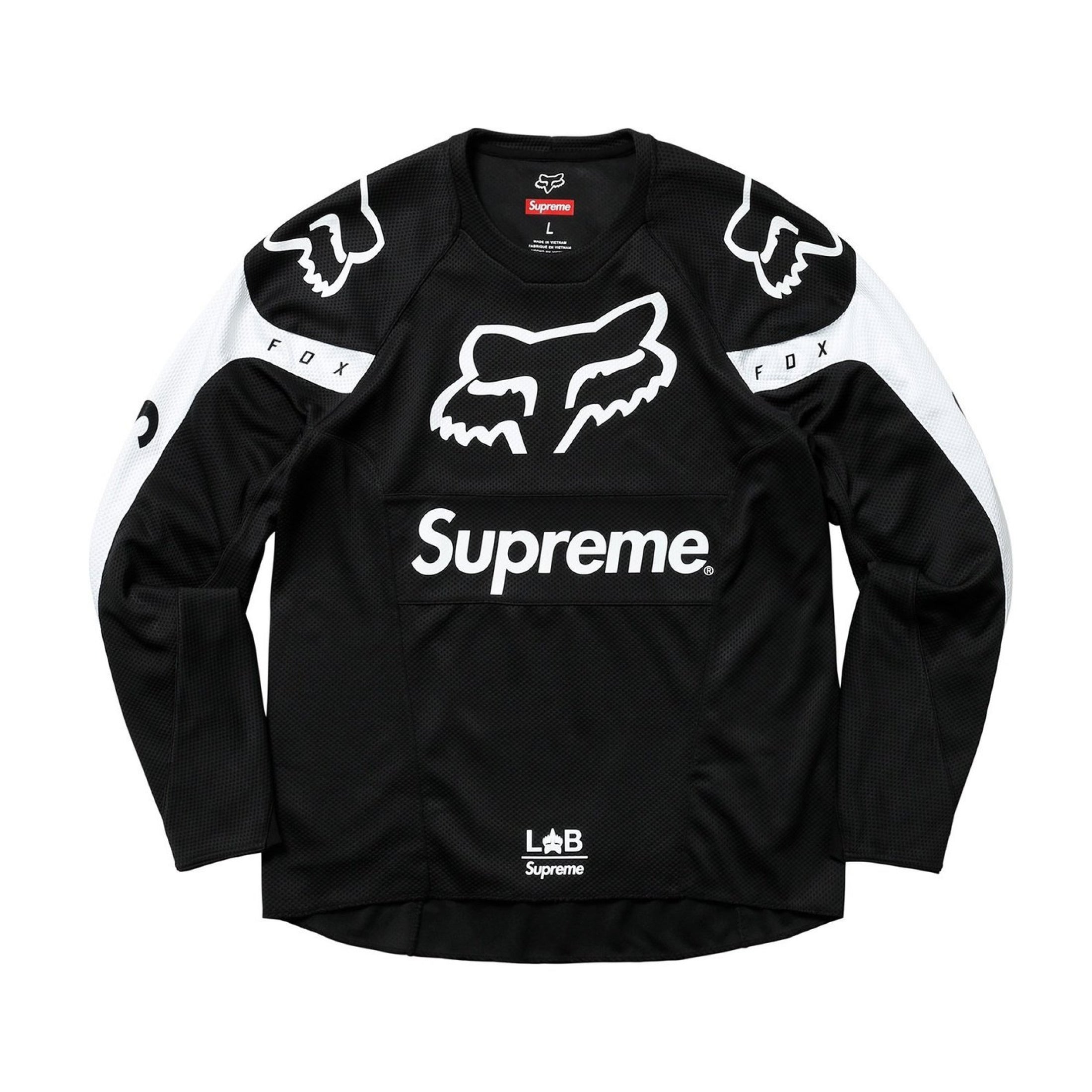 Supreme Fox Racing Moto Jersey Top Black – CRUIZER