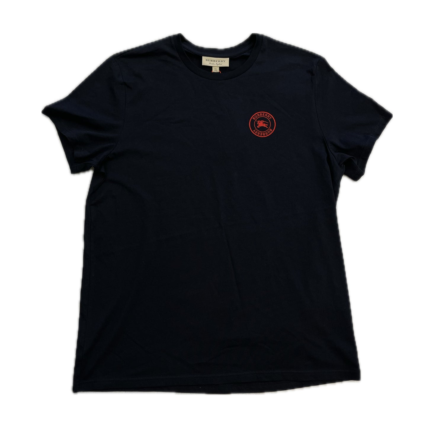 Burberry Embroided Logo Tee Black