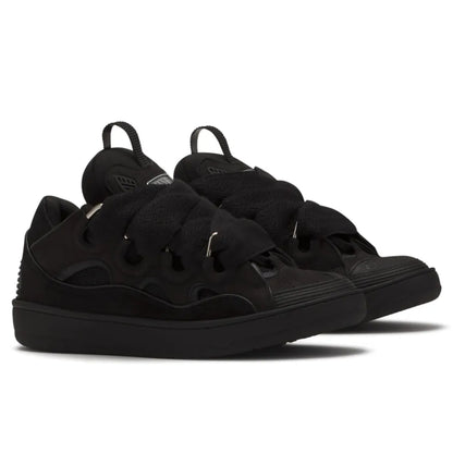 Lanvin Leather Curb Triple Black