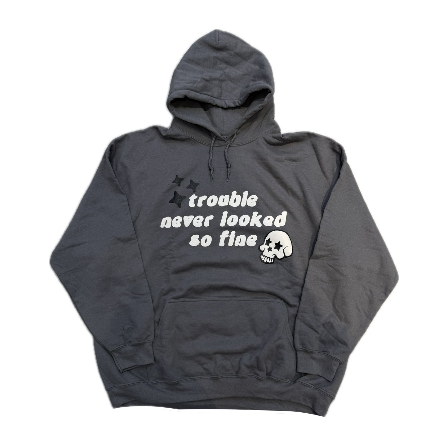 Nina Janova Comfy Club Puff Hoodie Grey