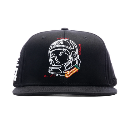 Billionaire Boys BBC Helmet Track Snapback Cap Black Billionaire Boys