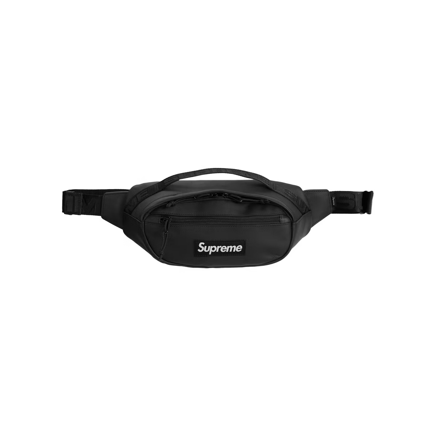 Supreme Leather Waist Bag Black Supreme