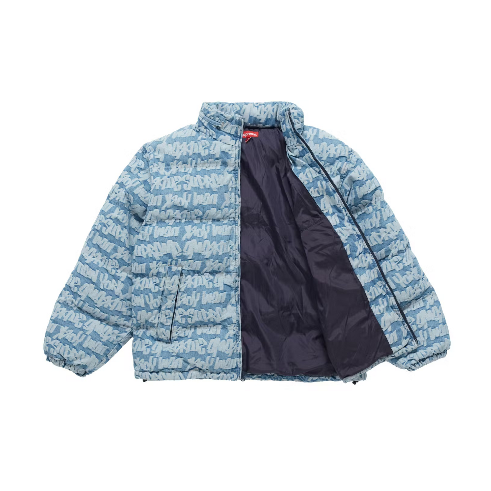 Blue supreme hot sale jacket