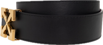 Off White Reversible Arrow Logo Belt Black/Gold