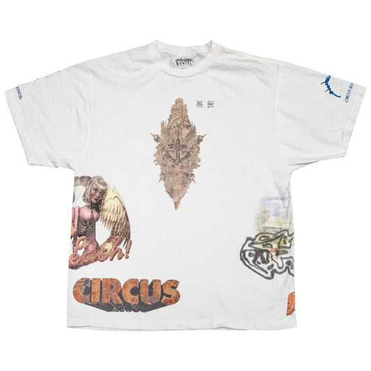 Travis Scott Utopia Circus Maximus Euro Tour See The Future Tee White
