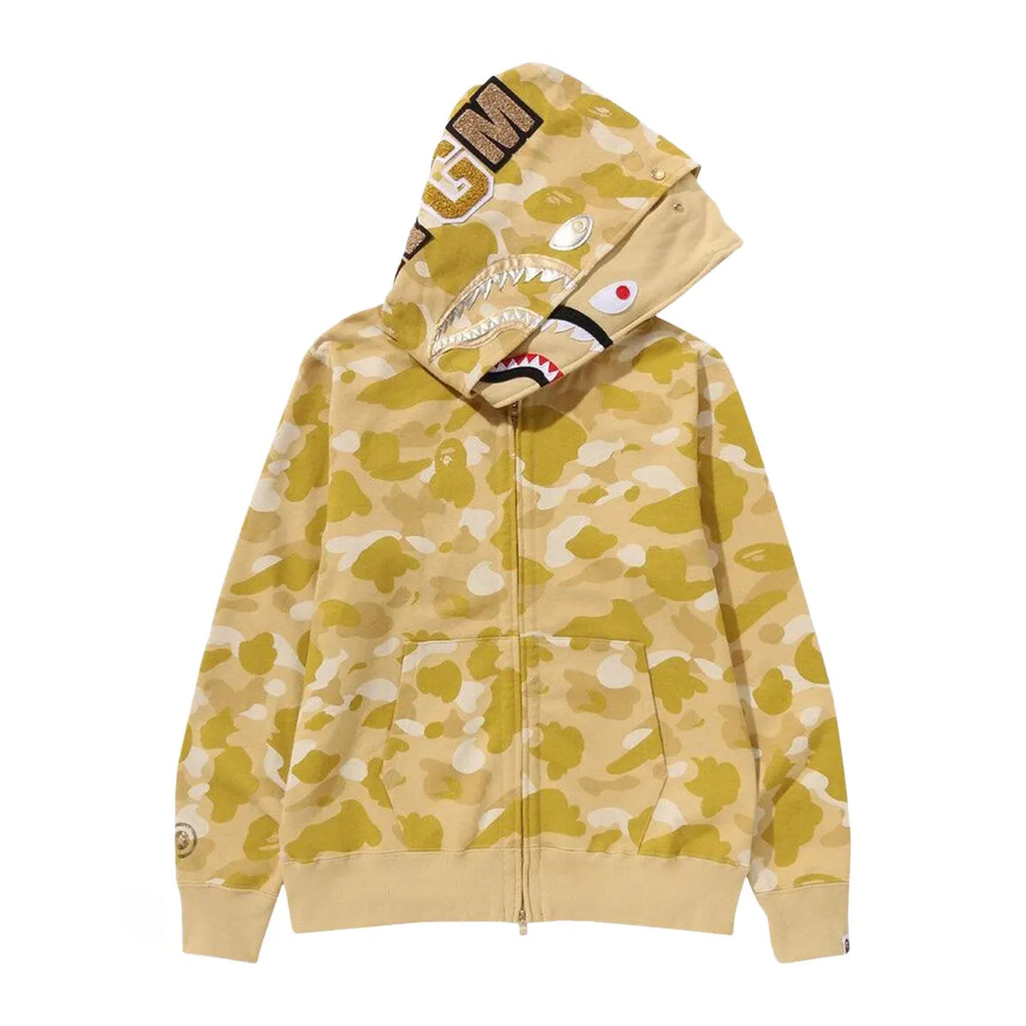 Bape Color Camo Double Shark Full Zip Hoodie