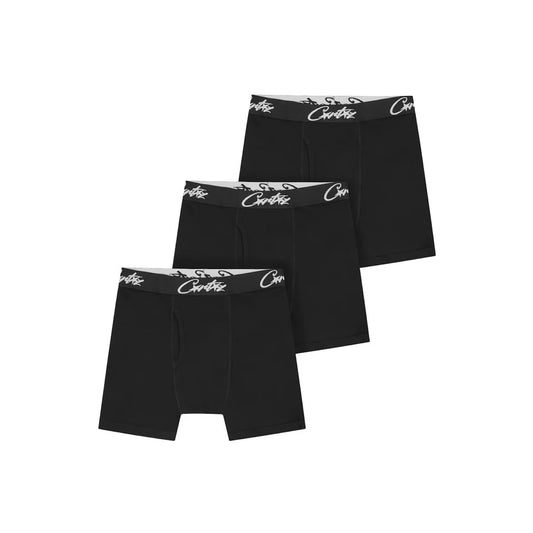 Corteiz Allstarz Boxers (3 Pack) Black