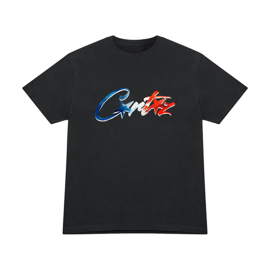 Corteiz Francais Allstarz Tee Black