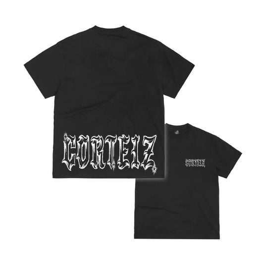 Corteiz Gothic Tee Black