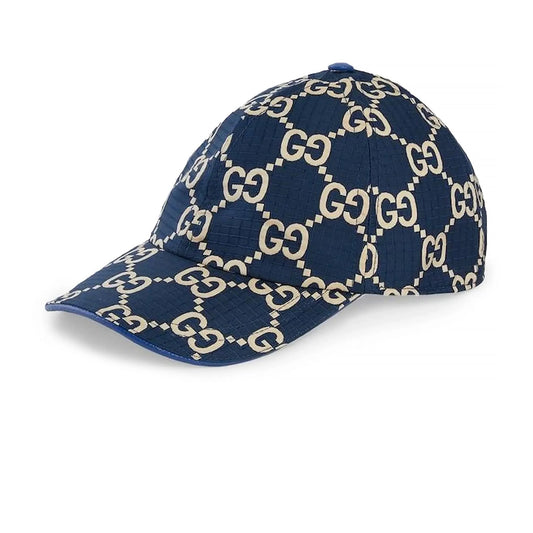 Gucci GG Ripstop Blue Baseball Cap
