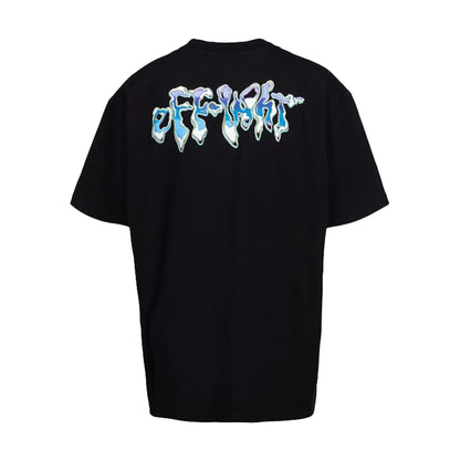 Off-White Blue 90's Liquid Oversized S/S Tee (SS22)