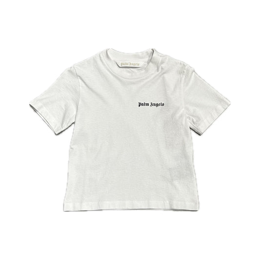 Palm Angels Classic Logo Crop Top White