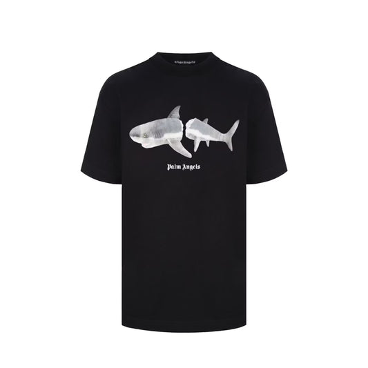 Palm Angels Shark T-Shirt Black