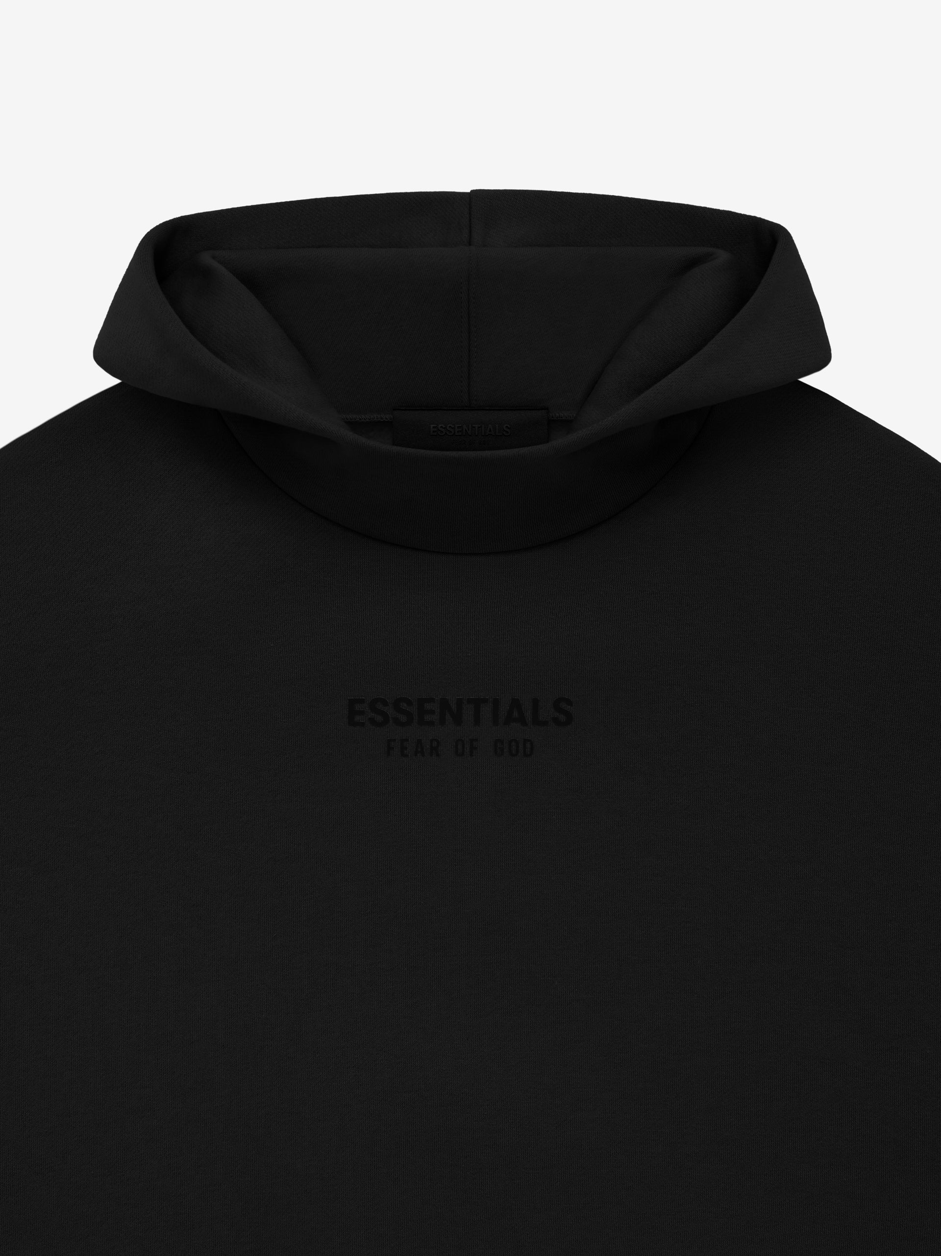 Fear of God Essentials Hoodie Jet Black