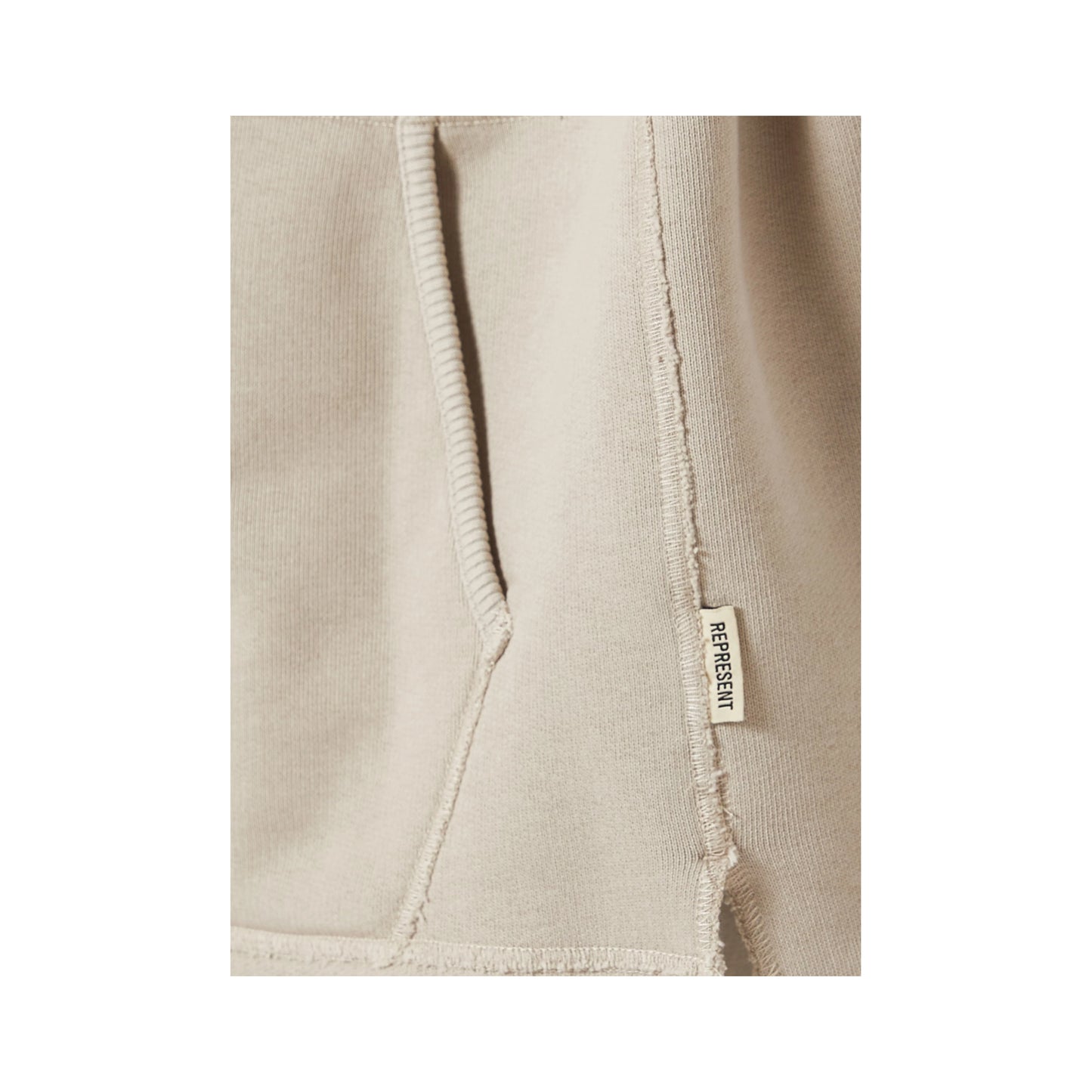 Represent Stepped Hem Hoodie