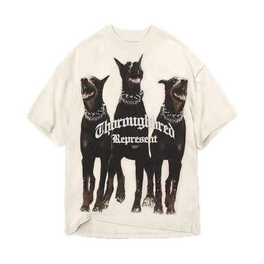 Represent Thoroughbred Tee Vintage White