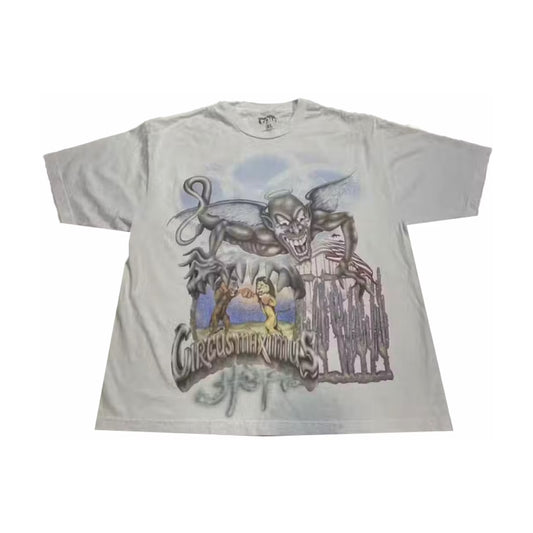 Travis Scott Utopia Circus Maximus 2023 Tour III Tee White