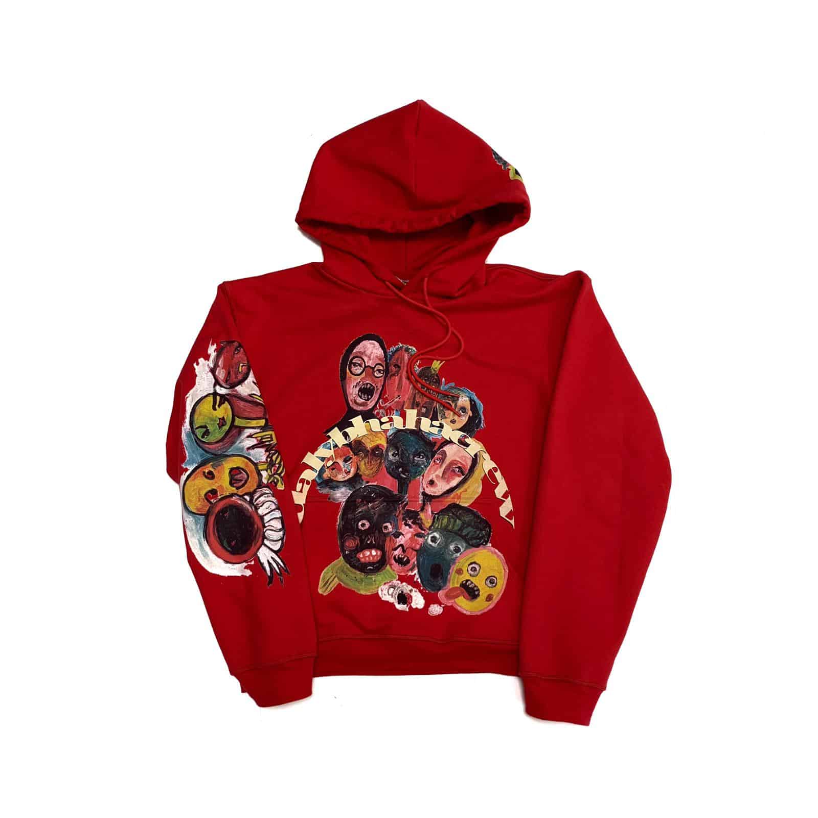 DALYBHAHACREW Friends Hoodie Red DALYBHAHACREW