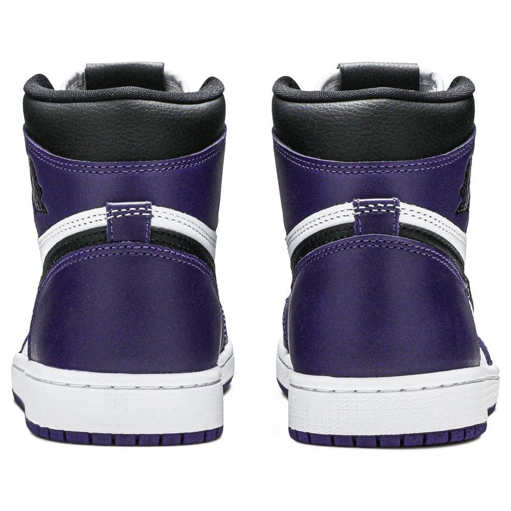 Jordan 1 court top purple gs