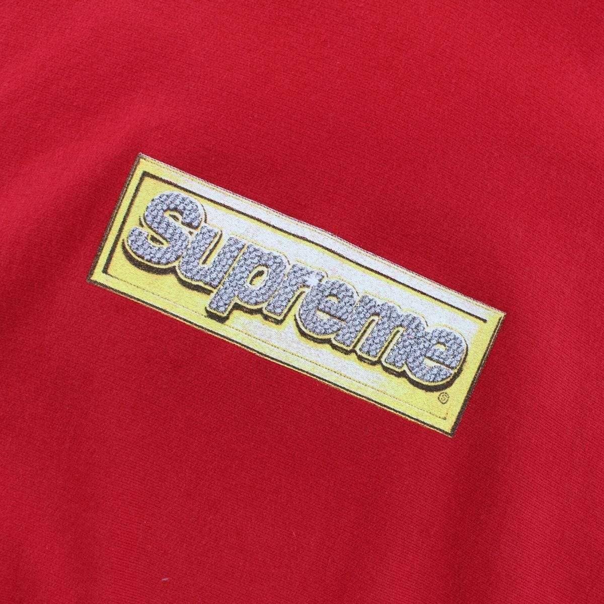 Supreme Bling Box Logo Hoodie Red Supreme