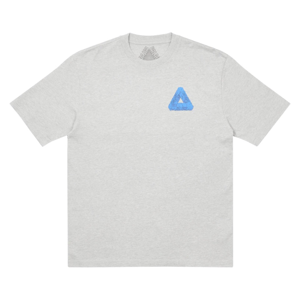 Palace Tri-Slime T-shirt Grey Marl Palace