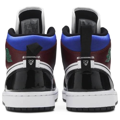 Jordan air jordan clearance 1 mid se black/white/multi