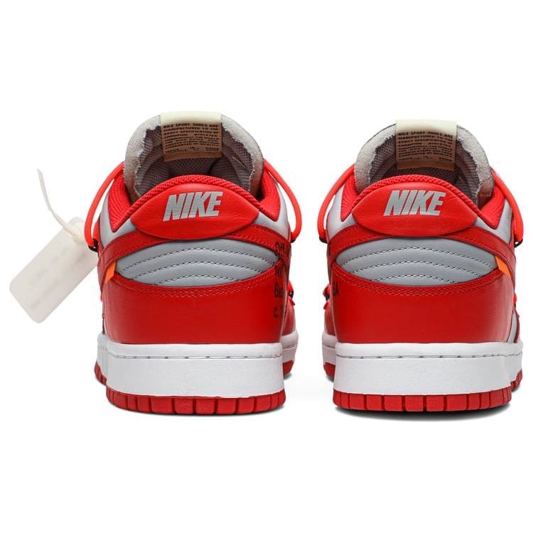 Dunk low off white university red release outlet date