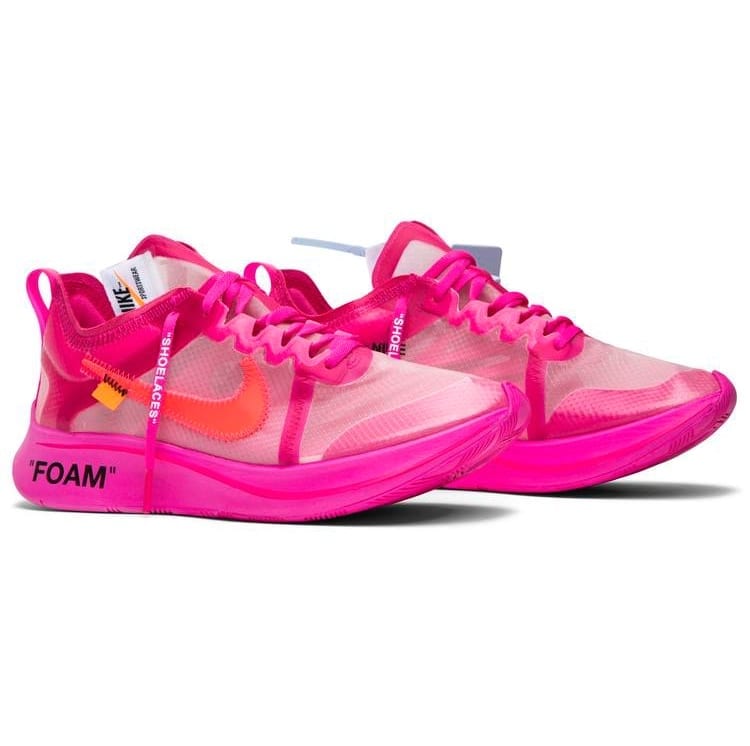 Pink off 2024 white nike zoom