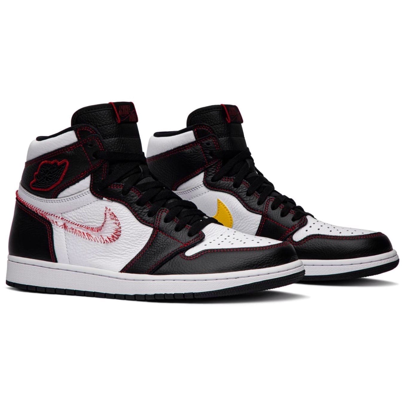 Jordan 1 best sale defiant black red