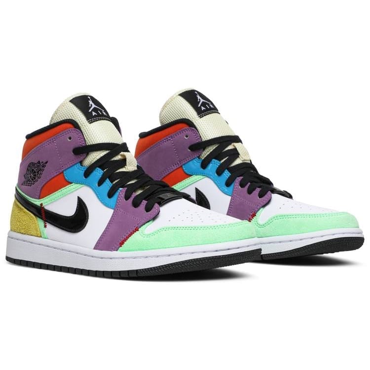 Multi colored jordan outlet 1