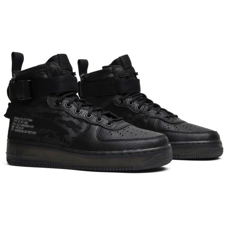 Sf air force 1 shop mid black cargo khaki