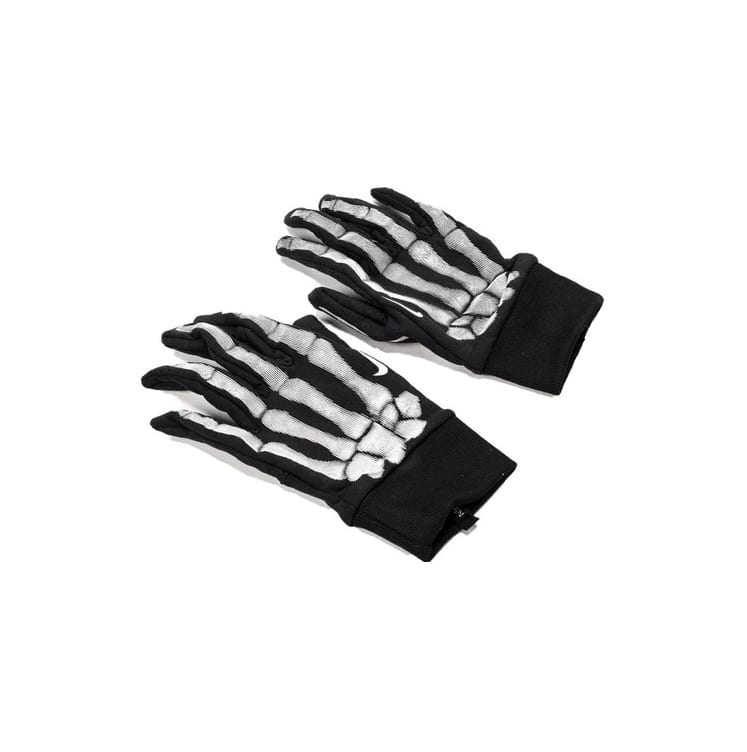 Nike skeleton sphere hot sale running gloves black