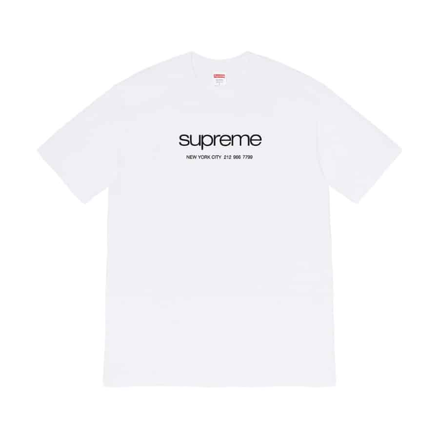 Supreme Shop Tee White Supreme