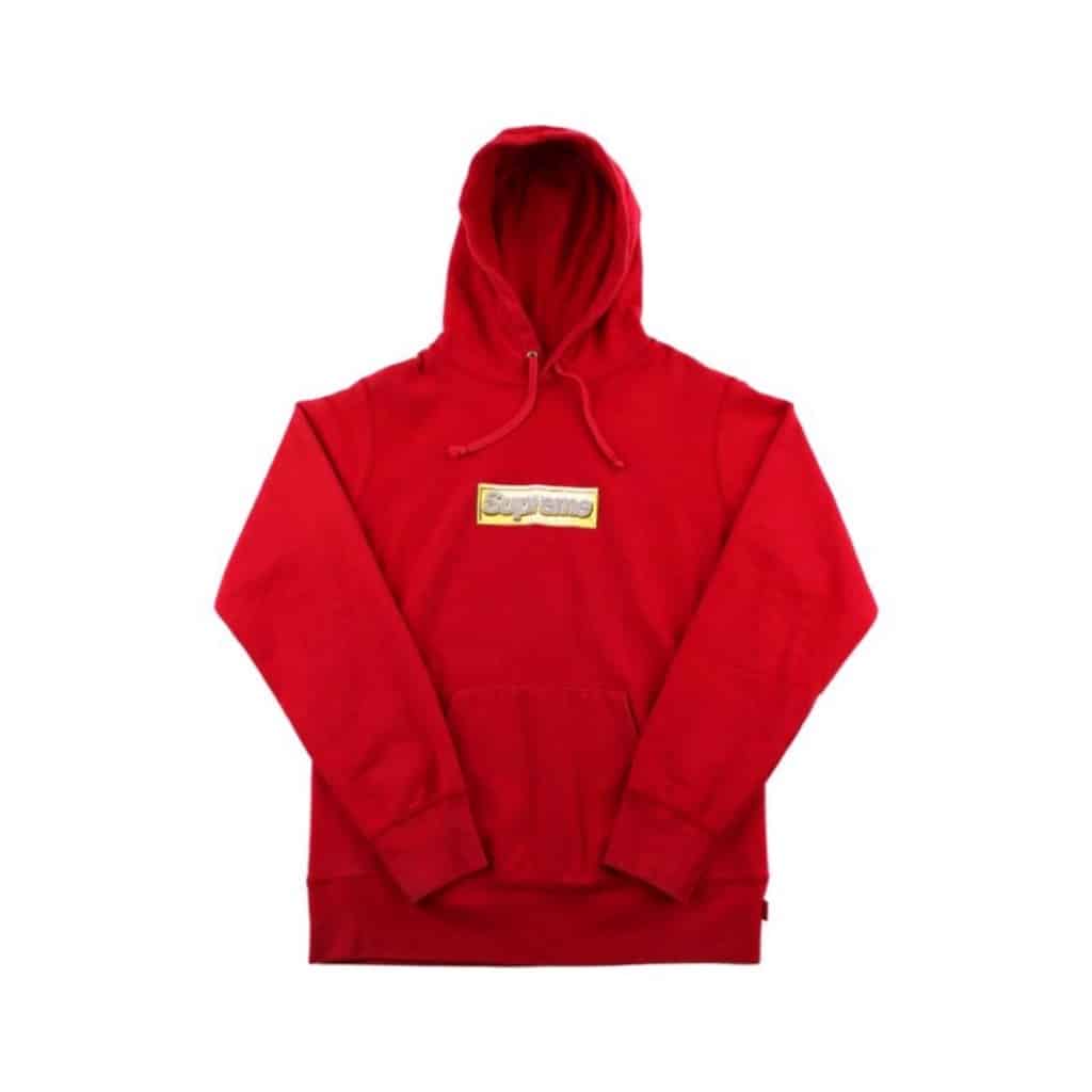 Supreme Bling Box Logo Hoodie Red Supreme