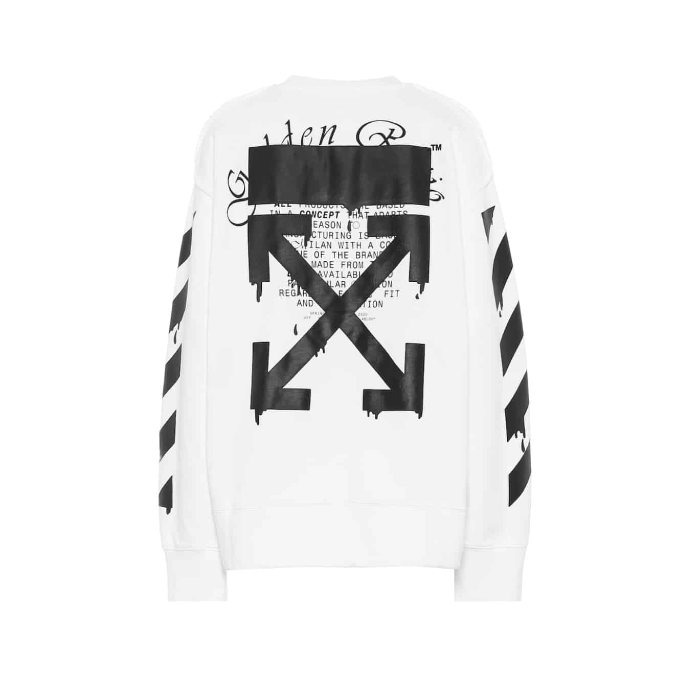 Off-White Slim Fit Dripping Arrows Longsleeve Tee White – CRUIZER