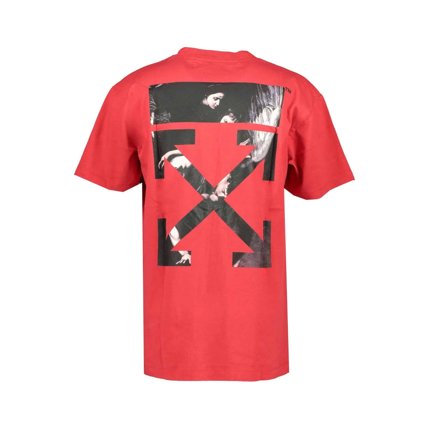 Off-White Slim Fit Caravagio Arrow T-shirt Red Off-White