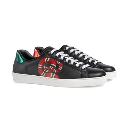 Gucci Ace Kingsnake Print Sneaker Black Gucci