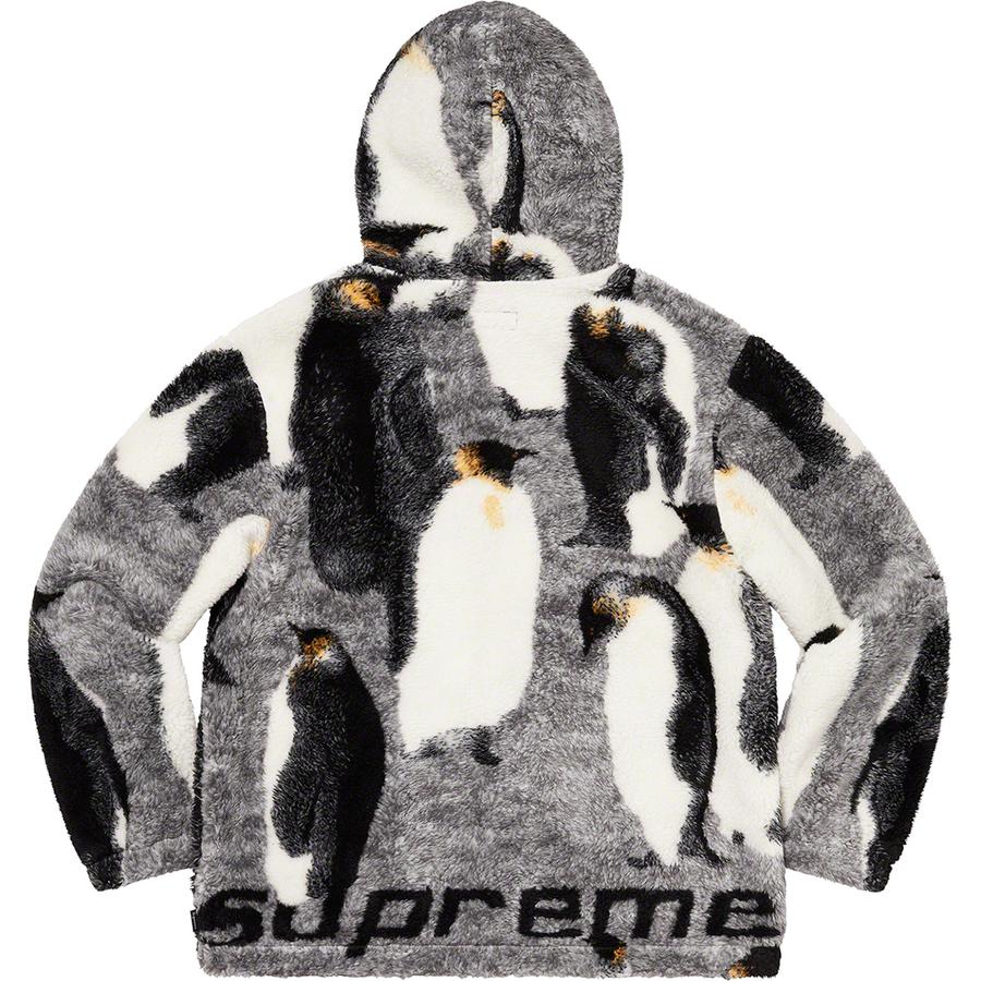 Supreme Penguins Hooded Fleece Jacket Black – CRUIZER