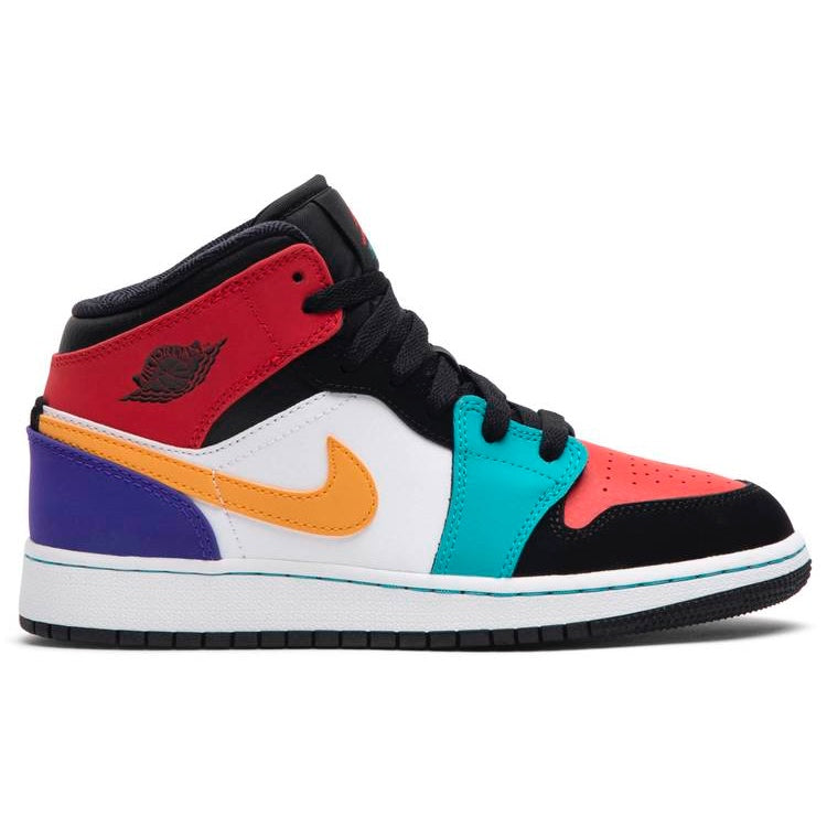 Air Jordan 1 Mid Bred Multi-Color (GS) Air Jordan