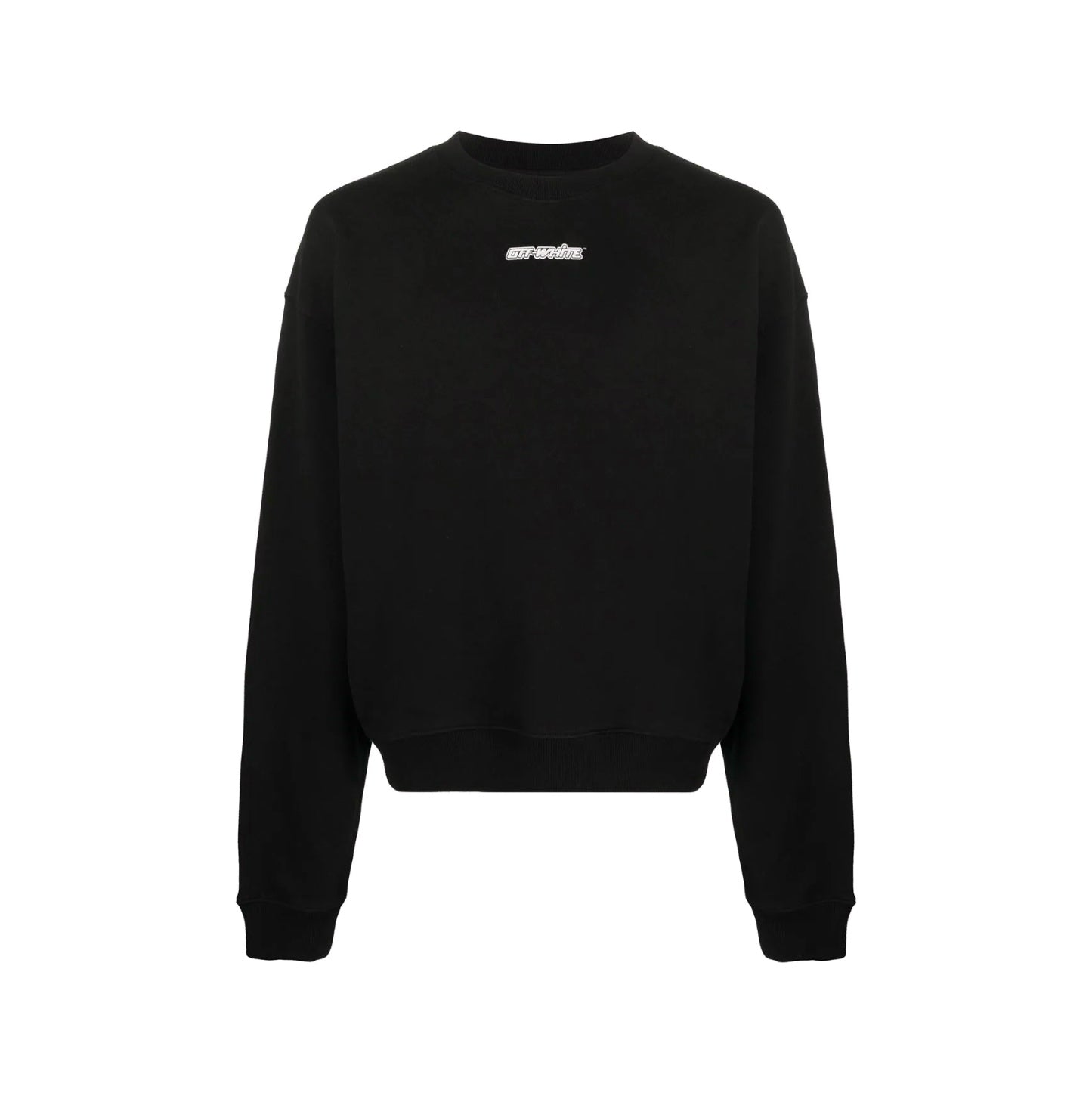 Off-White Oversize Fit Marker Arrows Crewneck Sweatshirt Black/Red Off-White