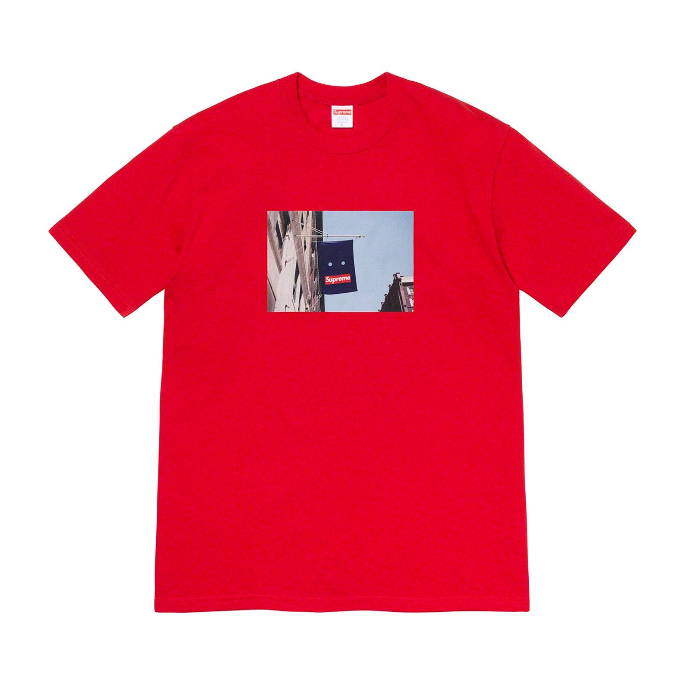 Supreme Banner Tee Red Supreme