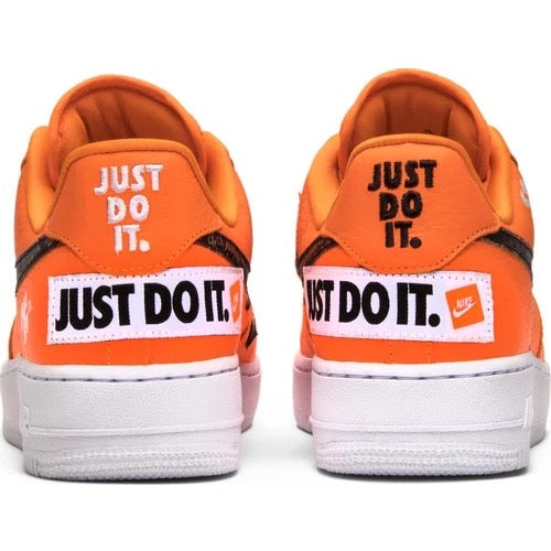 Just do it air force 1 low orange best sale