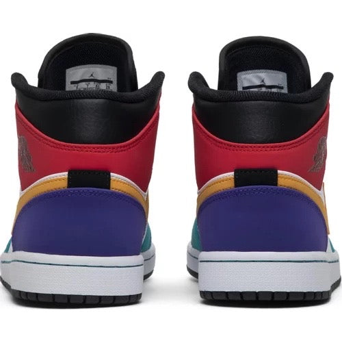 Mid bred multi color best sale jordan 1