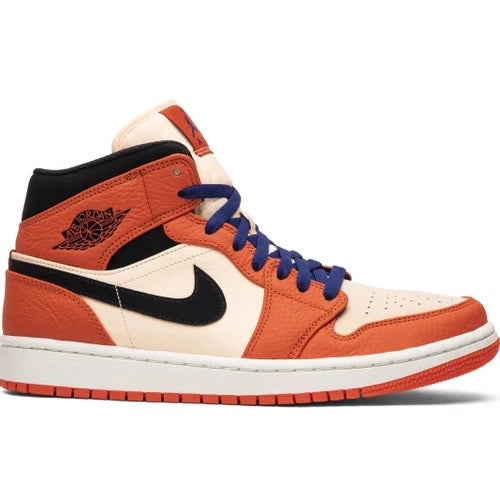 Air Jordan 1 Mid Team Orange Black Air Jordan