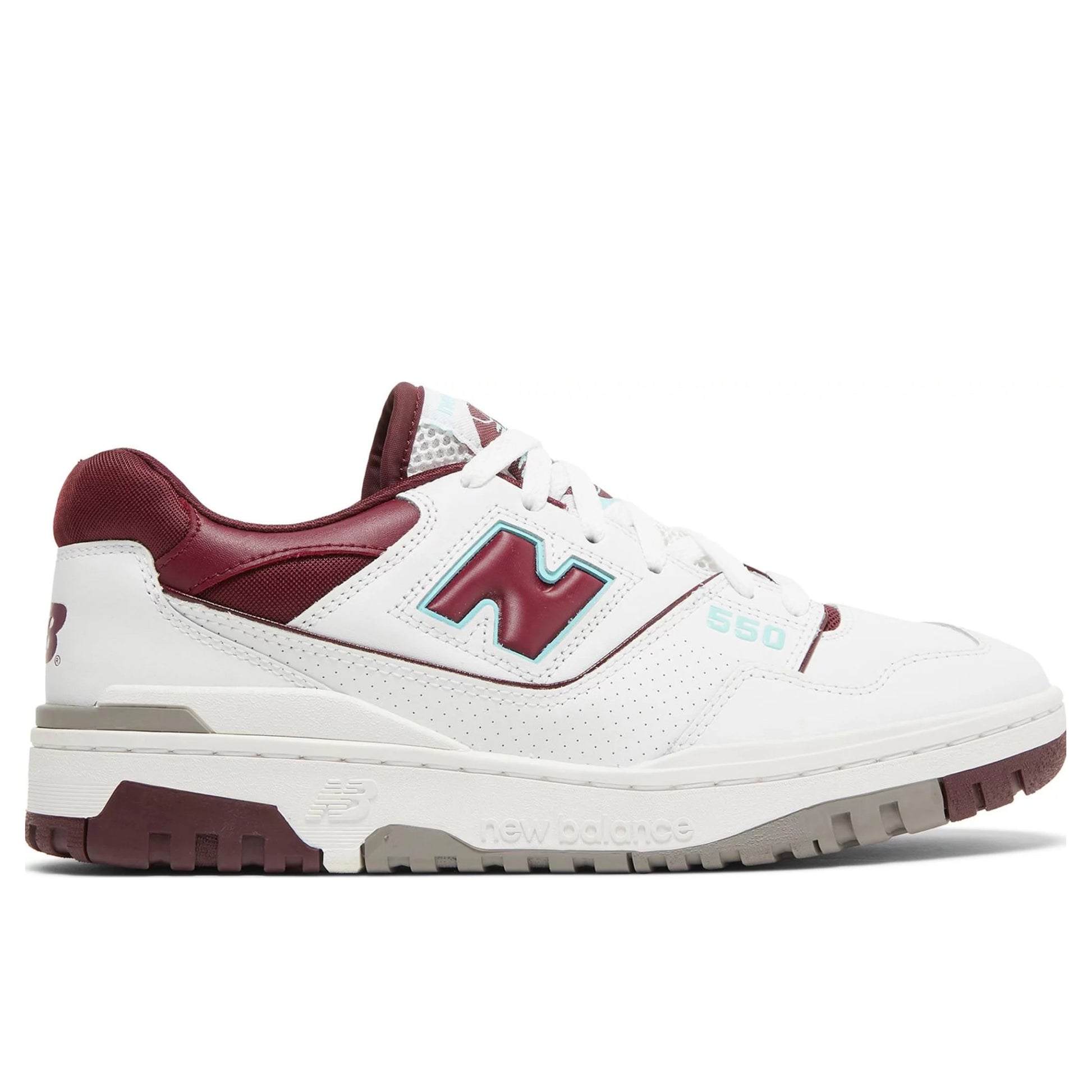 New Balance 550 Burgundy Cyan New Balance