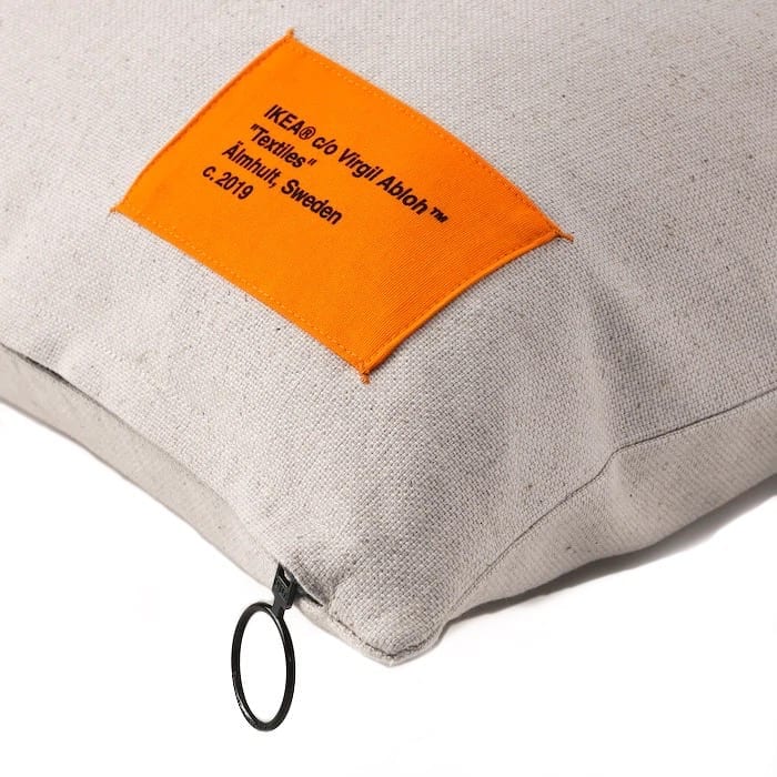 Virgil Abloh x IKEA MARKERAD Cushion Cover Beige